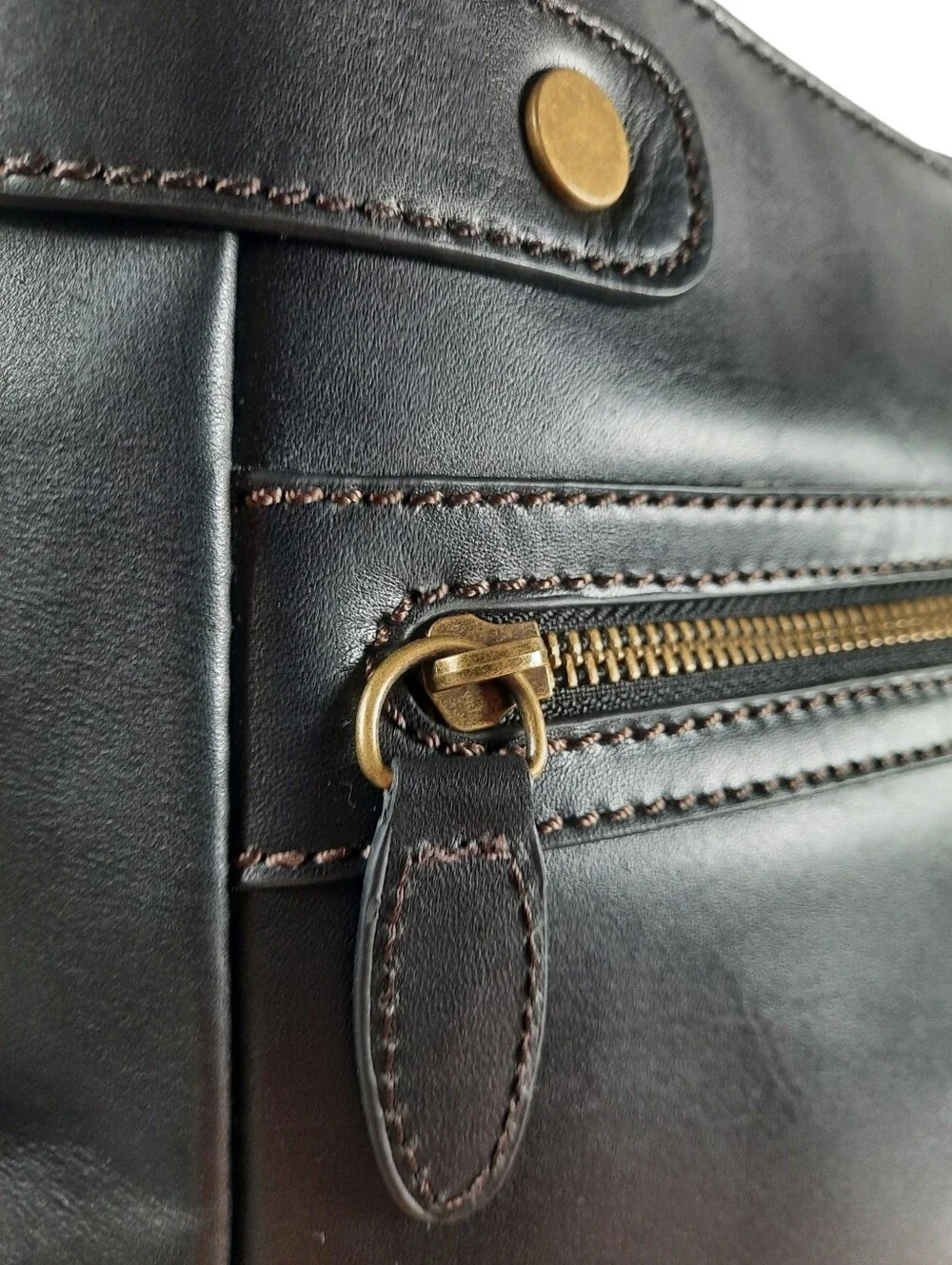 BOSCA Mail Bag Leather Messenger Briefcase Weekender Laptop Business Office Work